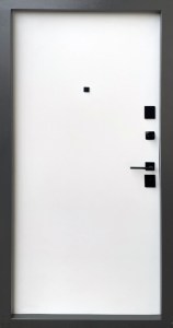 5203551050_Форт-М Тріо Мальта  кварцитбілий мат (без ручки) квадрат чорна 2